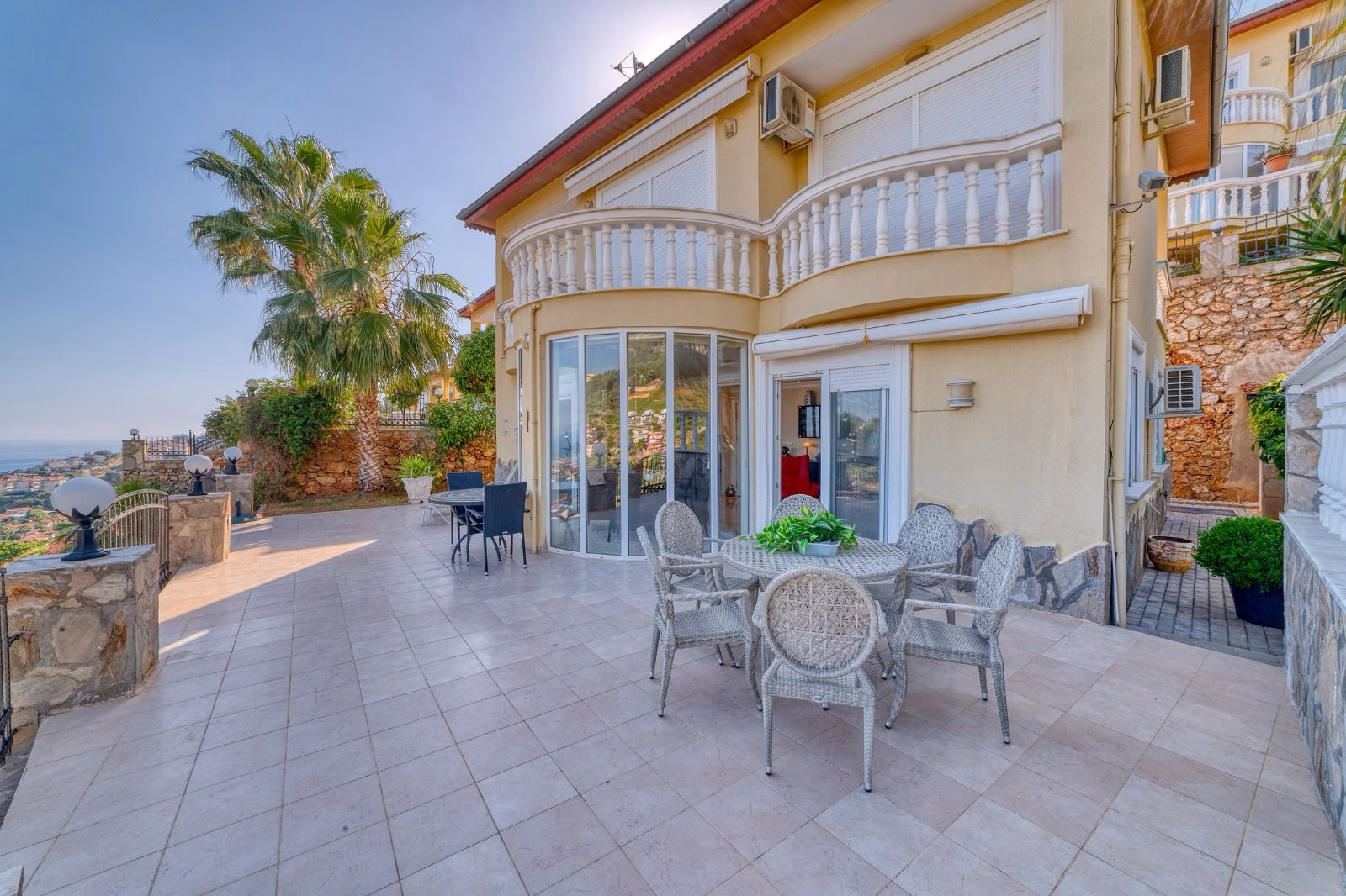 170qm Duplexvilla mit Panoramablick in Alanya, privater Pool, 3 Schlafzimmer, 2 Etagen, Garten