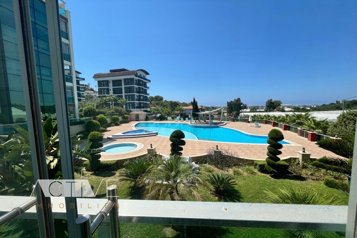 Wohnung 70qm in Alanya, 2 Schlafzimmer, 2 Bäder, Pool, gepflegte Anlage